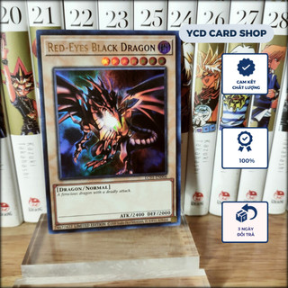 Thẻ bài yugioh chính hãng  Red-Eyes B. Dragon – Ultra Rare