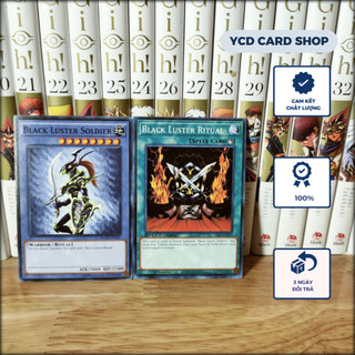 Thẻ bài Yugioh chính hãng set kiếm ma Black Luster Soldier - common