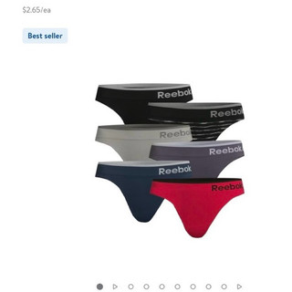 (BIGSIZE 40-100kg) Set 6 Quần lót lọt khe dệt kim cotton. Women’s seamless thong