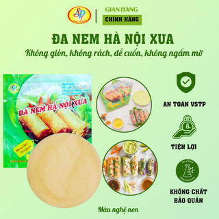 Đa Nem Hà Nội Xưa Nghệ Non Chính Hãng Song Phương Food, Hình Tròn, 50gr