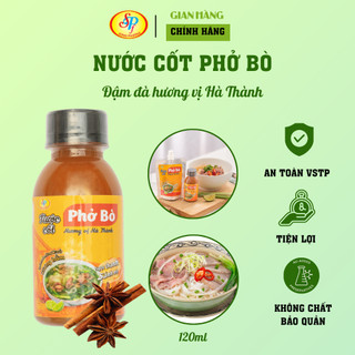 [MUA 1 HỘP TẶNG 2 CHAI]Hộp 15 Chai Nước Cốt Phở Bò Chính Hãng Song Phương, Chuẩn Hương Vị Hà Thành, Tiện Lợi, Thơm Ngon