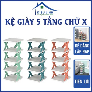  Kệ Để Giày Dép 5 Tầng Hình Chữ X Cao Cấp Dieulínhshop 