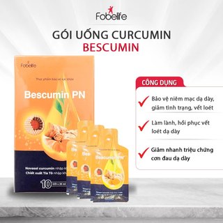 Gói Uống Tinh Chất Nghệ Curcumin Bescumin Fobe Bảo Vệ Niêm Mạc Dạ Dày