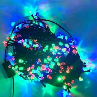 Đèn LED Trang Trí 40M Kim Cương , Đèn Nháy Led Trang Trí Sân Vườn Tiểu Cảnh