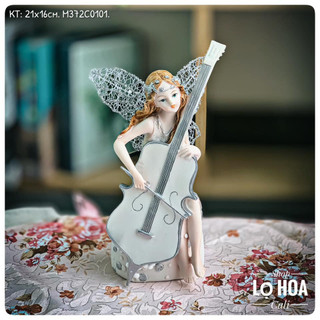 Bình hoa cô gái - Bình Gốm nhập khẩu