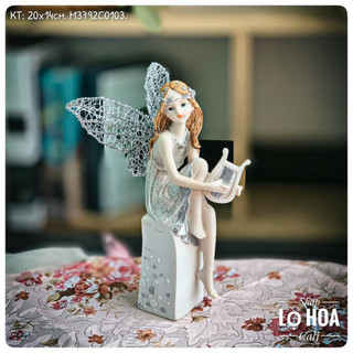 Bình hoa cô gái - Bình Gốm nhập khẩu