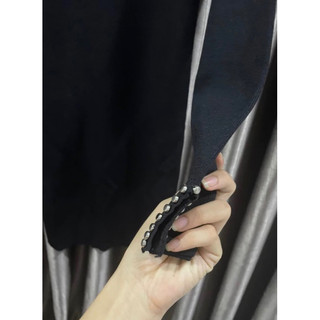 Đầm body đen size M chất co dãn tốt