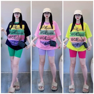 Đồ bộ nữ, bộ lửng, set đồ bộ nữ lửng 3d chất tăm lạnh in chữ mge