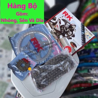 Hàng Bộ - Nhông Sên Dĩa RK Ex150, Winner, Ex135,..........Chính Hãng