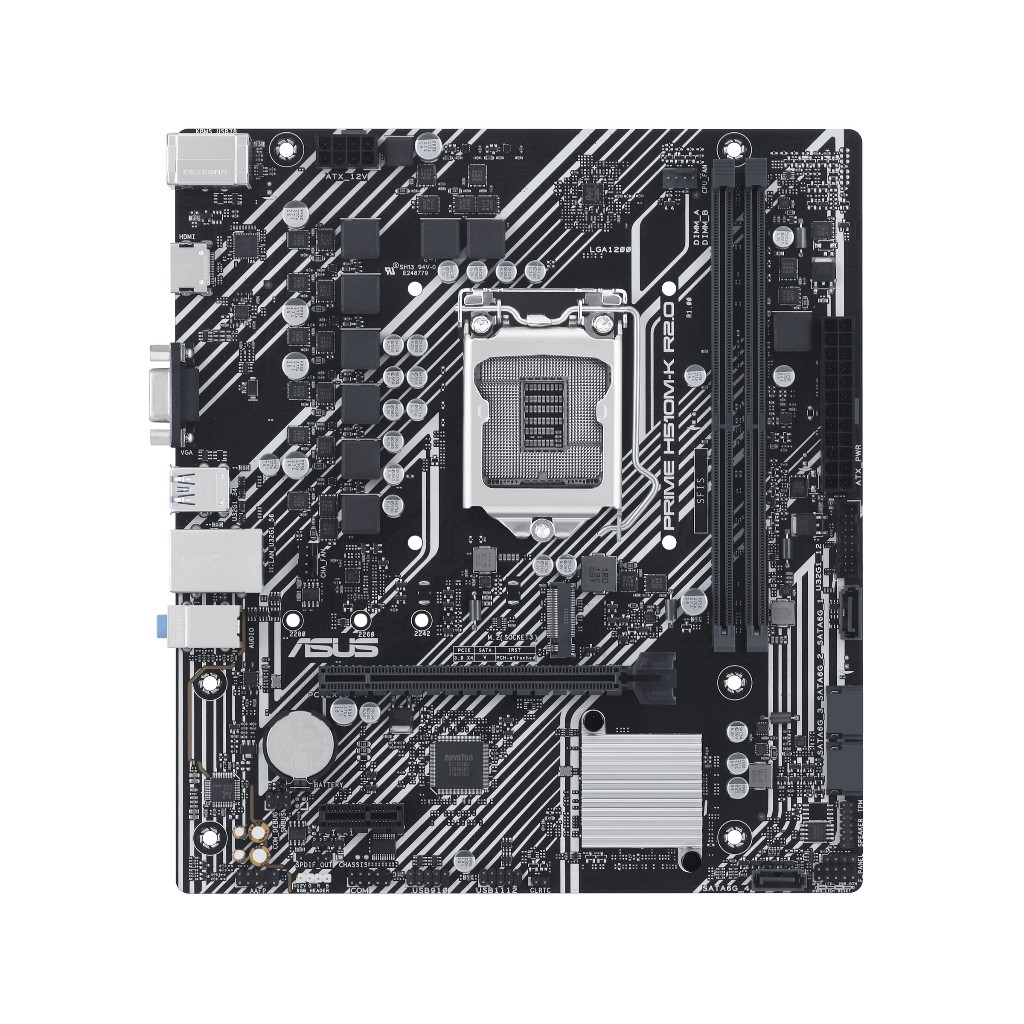 Mainboard Asus H510M K R2.0 | Socket 1200, HDMI/VGA/DDR4/M2 - FPT phân phối | BigBuy360 - bigbuy360.vn