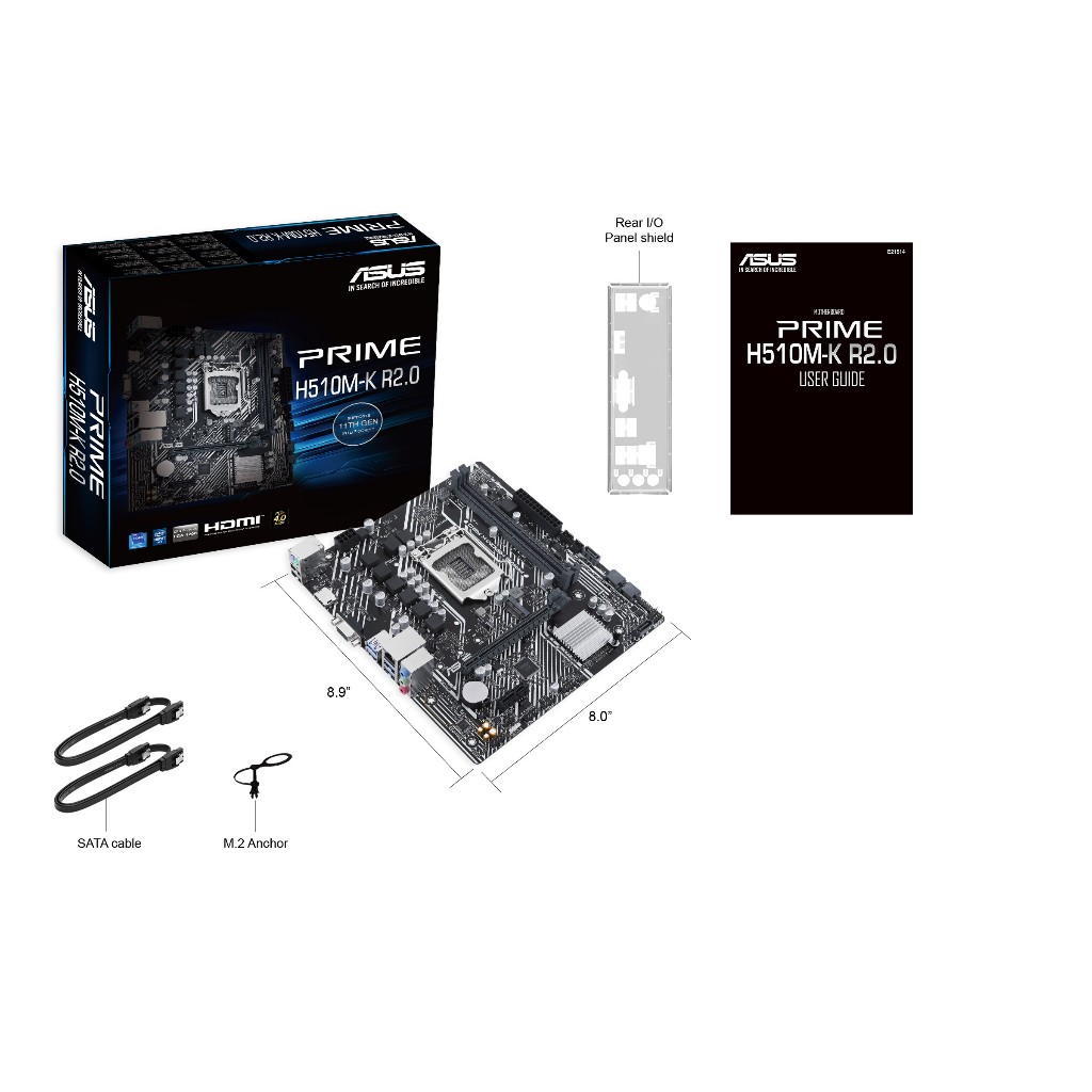 Mainboard Asus H510M K R2.0 | Socket 1200, HDMI/VGA/DDR4/M2 - FPT phân phối | BigBuy360 - bigbuy360.vn