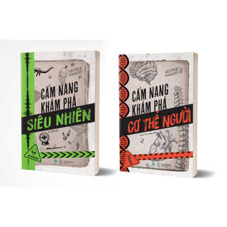 Sách - combo: cẩm nang khám phá cơ thể người + cẩm nang khám phá siêu nhiên
