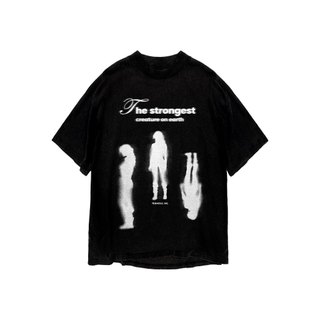 Áo thun in hình unisex nam nữ teeholic cotton cao cấp phong cách retro y2k ảo ảnh màu đen trắng THS091223_325