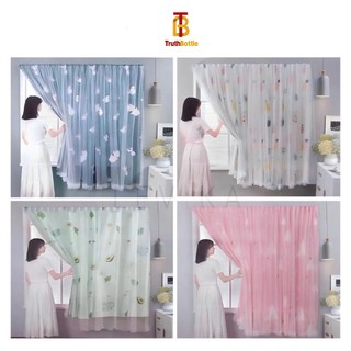 Rèm dán cửa, rèm dán tường trang trí- chống nắng siêu rẻ