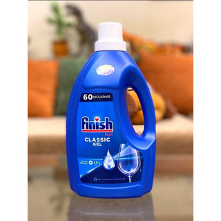 Gel Rửa Chén Bát Finish 1500ml Power Gel Chính Hãng + Tặng viên Finish