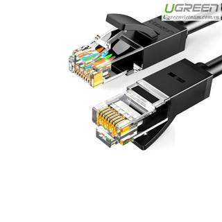 Cáp mạng đúc sẵn Cat6 tròn dài 0,5m chính hãng Ugreen 20158 cao cấp