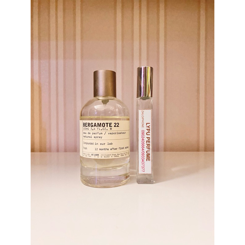 [Mẫu chiết]Nước hoa Le labo bergamote 22