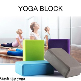 Gạch tập yoga, cục gạch block hổ trợ tập yoga GAB