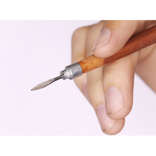Cây lấy khoé cán gỗ hk nail accessories