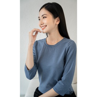 Croptop kẻ trơn KB CHOOSE TO SHINE CL347