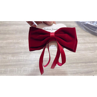 Kẹp nơ nhung mix dây lụa cực xinh❤️