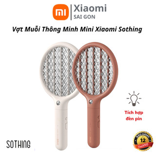 Vợt Muỗi Thông Minh Mini Xiaomi Sothing Swatter - Vợt Bắt Muỗi 2 Trong 1 Có Đèn Led Mini Siêu Sáng,Thiết kế Lưới 2 Lớp