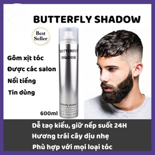 Gôm Xịt Tóc nam-nữ Butterfly Shadow 150ml-320ml-600ml
