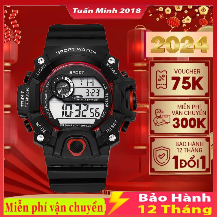 Đồng hồ điện tử nam nữ SPORTS WATCH thể thao, mẫu mới tuyệt đẹp