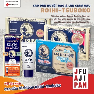 Cao dán huyệt đạo và dầu gió lăn Nhật Bản Nichiban Roihi-Tsuboko
