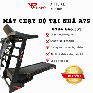 Máy Chạy Bộ Đa Năng CIAPO A4 Gấp Gọn Chạy Êm Chống Ồn Tại Nhà Trọng Tải 130kg Tốc Độ 16km/h Chế Độ Leo Dốc Hapo