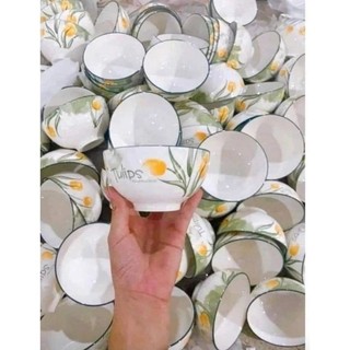 10 chén cơm hoa xanh bát tràng, chén ăn cơm, bát ăn cơm