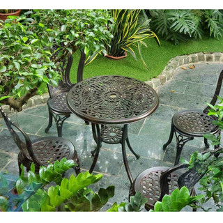 Bộ Bàn Ghế Sân Vườn Ngoài Trời D68-4G-MĐ💥(BANGHE)💥 Bàn Ghế Ngoài Trời💥BỀN + ĐẸP + RẺ💥