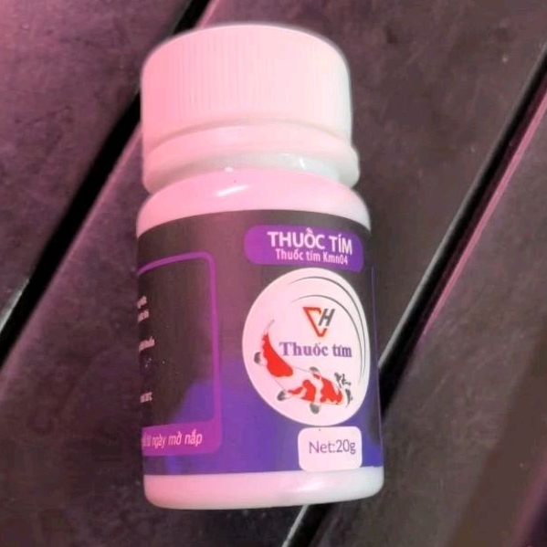 Thuốc tím cho cá cảnh khử khuẩn hồ cá