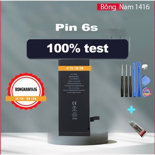 Pin 6s thay thế tặng bộ sửa và keo dán b7000.