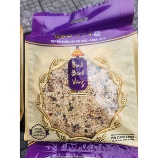  Cơm cháy gạo lứt siêu chà bông Ninh Bình Vàng 200g  mẫu mới  
