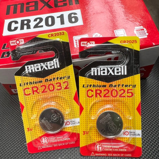 (COMBO 5 VIÊN)( Vỉ 1 viên màu Vàng ) Pin Maxell CR2032 CR2025 CR2016 3V chính hãng, siêu bền , pin cmos pin remote ô tô