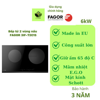 Bếp từ đôi FAGOR 3IF-72C1S