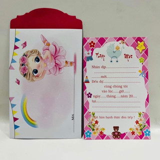Set 10 thiệp sinh nhật cho bé