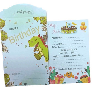Set 10 thiệp sinh nhật cho bé