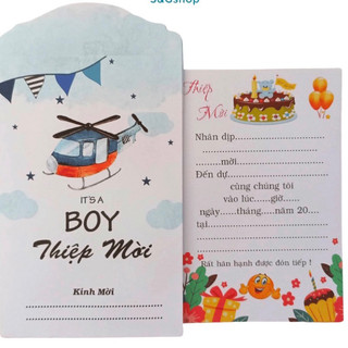 Set 10 thiệp sinh nhật cho bé