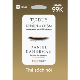 Sách nói - tư duy nhanh và chậm - fonos