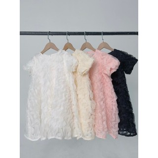 Đầm dự tiệc LEAH babydoll dáng xoè cộc tay thô tiểu thư xinh xắn - Audrey dress