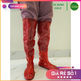 [Rẻ Vô Địch] Ủng cấy Vĩnh Ký MÀU ĐỎ ĐẾ ĐỎ size 37 - 42, ủng đi cấy, ủng lội nước, ủng vk