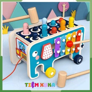 Đồ chơi đập chuột kèm đàn (3 trong 1) cho bé mẫu mới