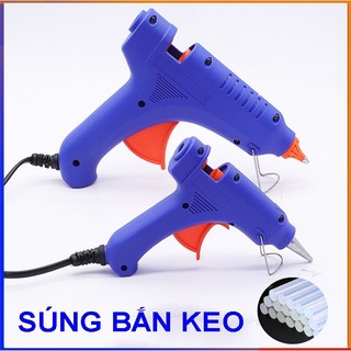 Bộ 15 Keo Cây Silicon Keo Nến (Trắng) 10cm + Tặng Súng Bắn Keo Silicon ( Hàng Loại 1 )
