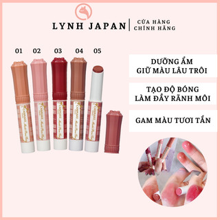 (ĐỦ MÀU ) Son tint dưỡng ẩm giữ màu Canmake Muchi Puru Tint Nhật Bản