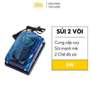Máy Sủi Khí Oxy 2 vòi Vipsun VS-348A - Cho Hồ Cá, Bể Cá Cao Cấp [348A]