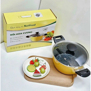 Nồi đá kim cương greencood chống dính 20cm
