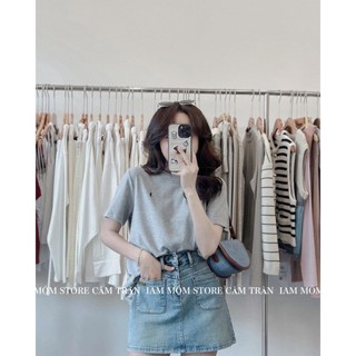 Áo phông thêu ngựa mác Wg.we hot 3 màu trắng, nâu, ghi