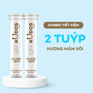 Combo 2 Tuýp Viên sủi Collagen + Biotin KUDOS BEAUTY (20 viên/T)